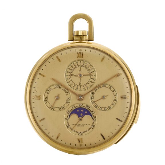 Swiss minute repeating perpetual calendar watch Circa 1938 Swiss minute repeating perpetual calendar watch Circa 1938