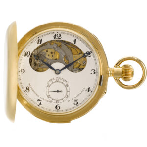 Swiss repeating carillon watch playing Hymne National Circa 1922