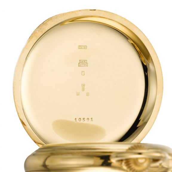 Swiss repeating carillon watch playing Hymne National Circa 1922 Swiss repeating carillon watch playing Hymne National Circa 1922