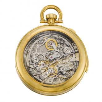 French/Swiss repeating perpetual calendar chronograph Circa 1931 French/Swiss repeating perpetual calendar chronograph Circa 1931