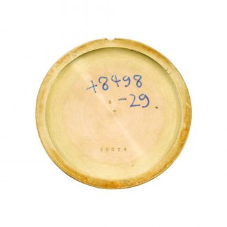 Rare French/Swiss gold and enamel chronograph watch Circa 1922