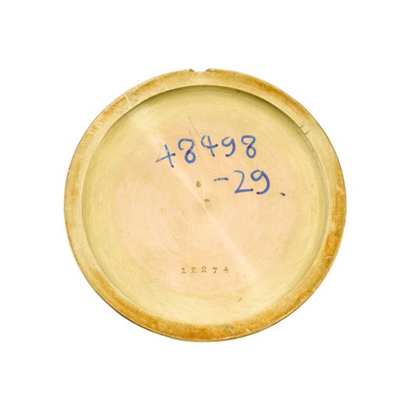 Rare French/Swiss gold and enamel chronograph watch Circa 1922 Rare French/Swiss gold and enamel chronograph watch Circa 1922