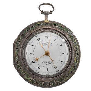 English silver quarter repeating center seconds Circa 1796