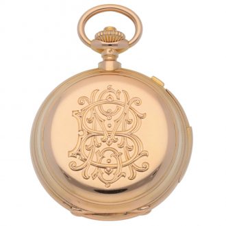 Swiss gold chronograph with perpetual calendar Circa 1892