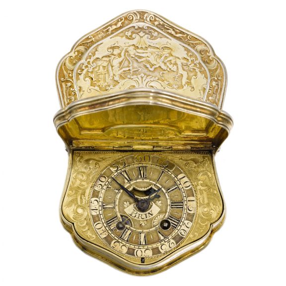 Bohemian snuff box with concealed verge watch Circa 1740