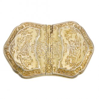 Bohemian snuff box with concealed verge watch Circa 1740