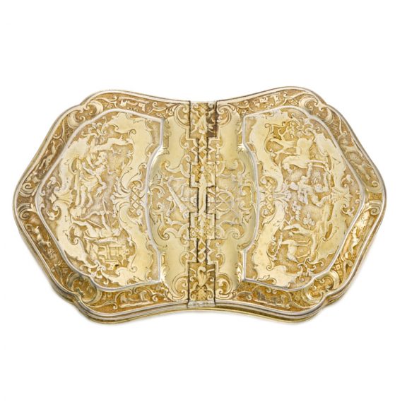 Bohemian snuff box with concealed verge watch Circa 1740 Bohemian snuff box with concealed verge watch Circa 1740