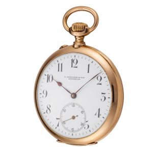 A Swiss Vacheron et Constantin gold open face watch Circa 1906