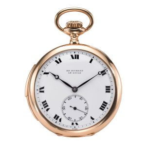 Swiss 18k yellow gold minute repeating watch Circa 1915