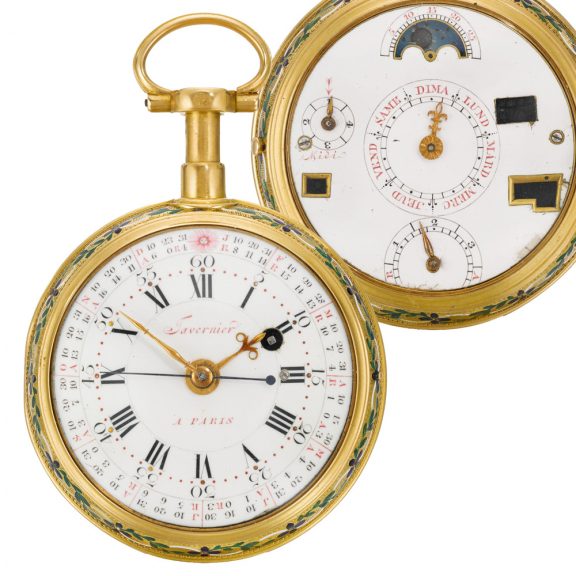 French dumb repeating astronomical pocket watch Circa 1780