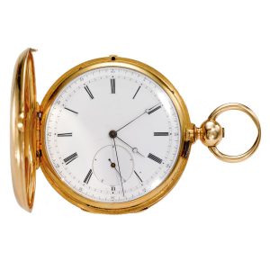 Swiss 18k gold independent seconds watch Circa 1850