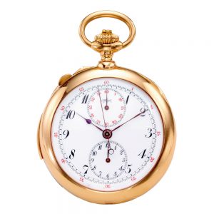 American gold repeating split second chronograph Circa 1890