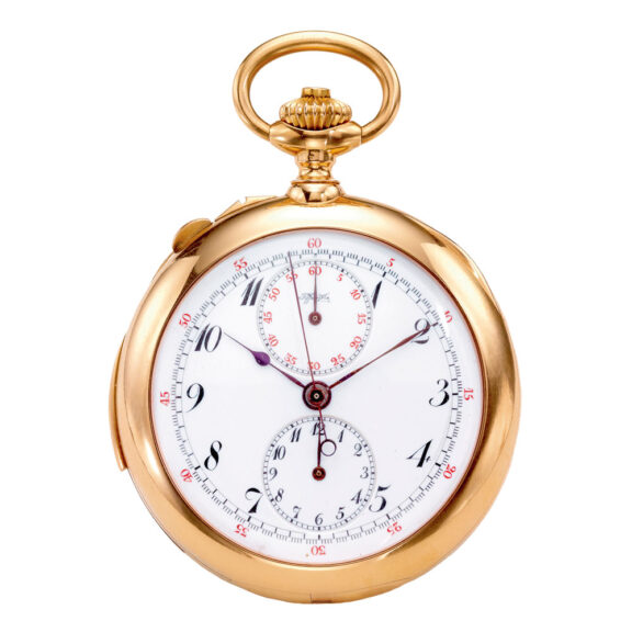 American gold repeating split second chronograph Circa 1890