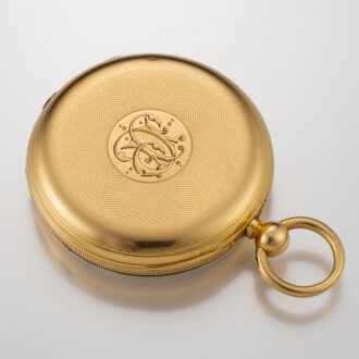 An English chronometer watch with power reserve Circa 1872