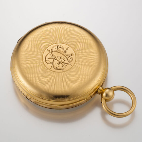 An English chronometer watch with power reserve Circa 1872 An English chronometer watch with power reserve Circa 1872