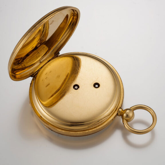 An English chronometer watch with power reserve Circa 1872 An English chronometer watch with power reserve Circa 1872