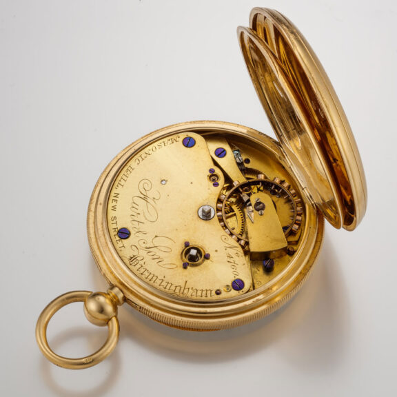 An English chronometer watch with power reserve Circa 1872 An English chronometer watch with power reserve Circa 1872