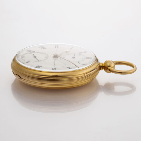An English chronometer watch with power reserve Circa 1872 An English chronometer watch with power reserve Circa 1872