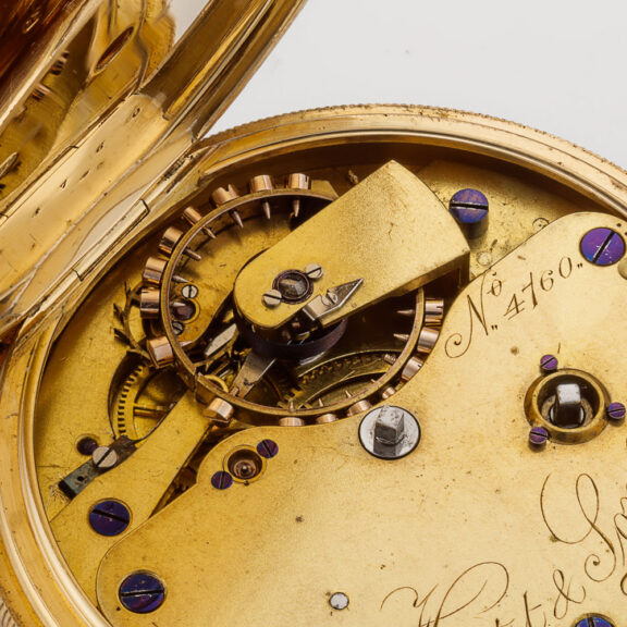 An English chronometer watch with power reserve Circa 1872 An English chronometer watch with power reserve Circa 1872