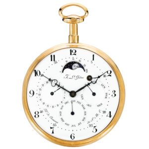 French 18K rose gold complicated coach watch Circa 1790