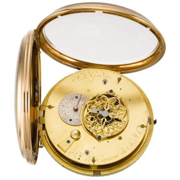 French 18K rose gold complicated coach watch Circa 1790 French 18K rose gold complicated coach watch Circa 1790