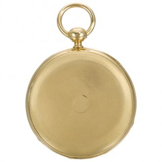 French two-time zone watch with centre seconds Circa 1870
