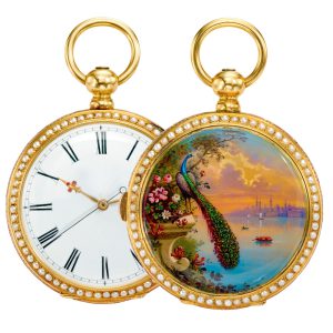 Magnificent Swiss gold minute repeating clockwatch Circa 1890