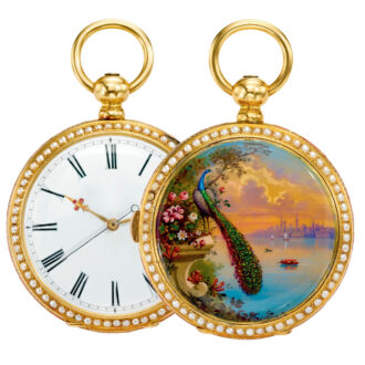 Magnificent Swiss gold minute repeating clockwatch Circa 1890