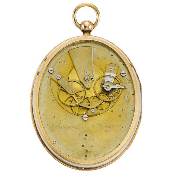 Swiss oval pocket watch with Réaumur thermometer Circa 1884 Swiss oval pocket watch with Réaumur thermometer Circa 1884