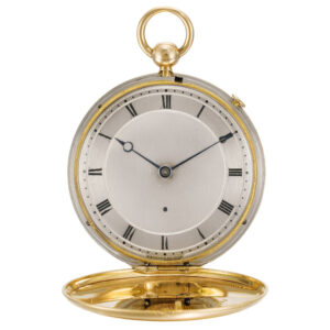 French platinum and gold quarter repeating watch Circa 1822