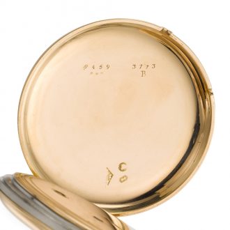 French platinum and gold quarter repeating watch Circa 1822