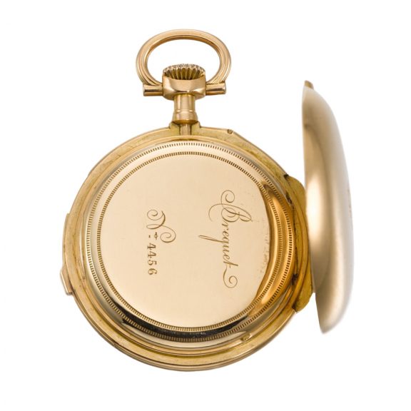 Small French gold quarter repeating keyless pocket watch Circa 1883 Small French gold quarter repeating keyless pocket watch Circa 1883