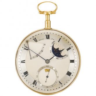 French quarter repeating calendar watch with moon phase Circa 1796