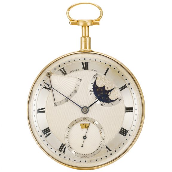 French quarter repeating calendar watch with moon phase Circa 1796 French quarter repeating calendar watch with moon phase Circa 1796