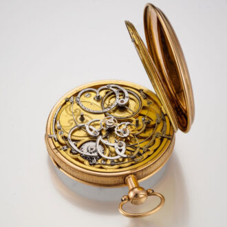 Swiss 18k quarter repeater grande and petite sonnerie Circa 1815