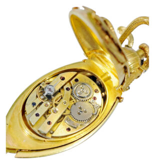 Swiss gold, enamel and diamond set scarab form watch Circa 1870 Swiss gold, enamel and diamond set scarab form watch Circa 1870
