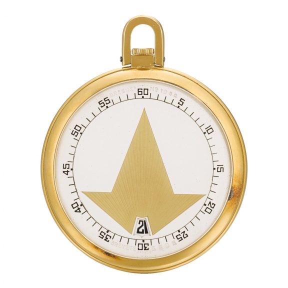French wandering digital jumping hours watch Circa 1948