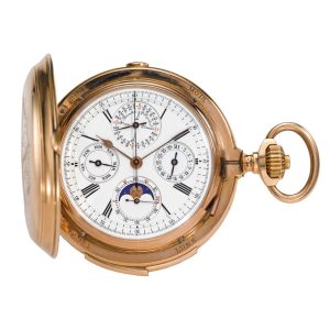 Swiss repeater chronograph perpetual calendar Circa 1900
