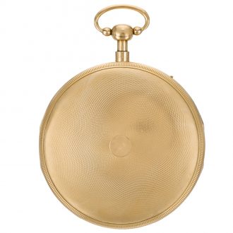 French gold quarter repeating calendar cylinder watch Circa 1820