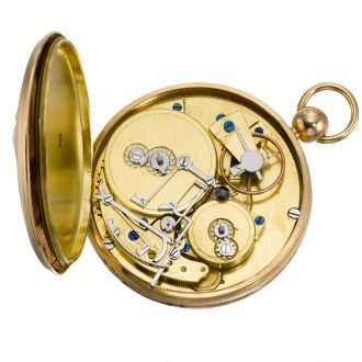Swiss gold and enamel musical automaton watches Circa 1820