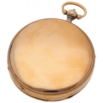 Swiss/French musical half-hour striking clock watch Circa 1830 Swiss/French musical half-hour striking clock watch Circa 1830
