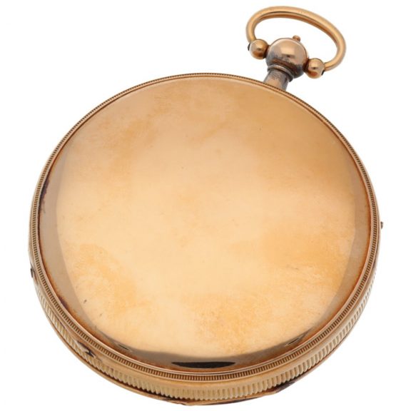 Swiss/French musical half-hour striking clock watch Circa 1830 Swiss/French musical half-hour striking clock watch Circa 1830