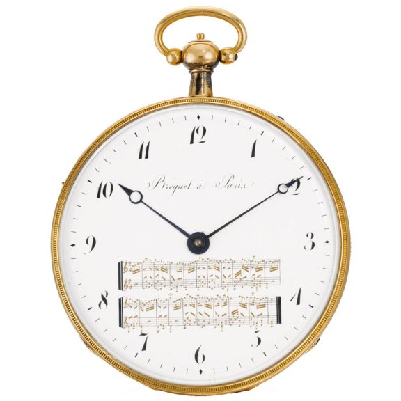 Swiss/French musical half-hour striking clock watch Circa 1830 Swiss/French musical half-hour striking clock watch Circa 1830
