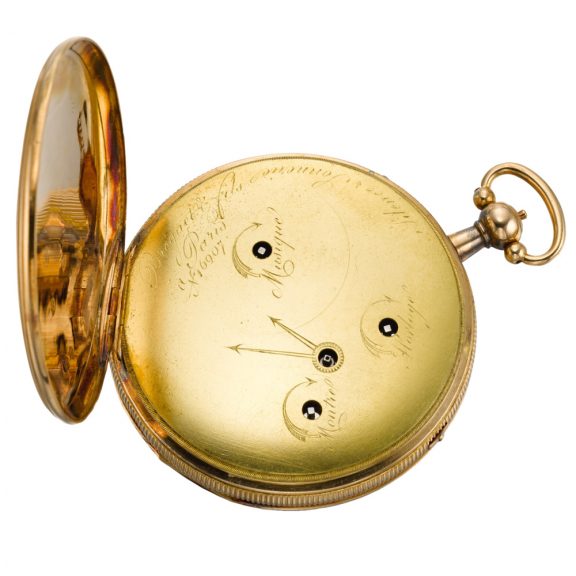 Swiss/French musical half-hour striking clock watch Circa 1830 Swiss/French musical half-hour striking clock watch Circa 1830