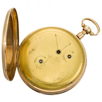 Swiss/French quarter repeating musical cylinder watch Circa 1815