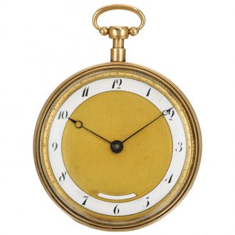 Swiss/French quarter repeating musical cylinder watch Circa 1815