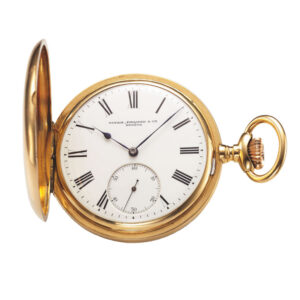 Very fine 18 carat yellow gold keyless pocket watch Circa 1910