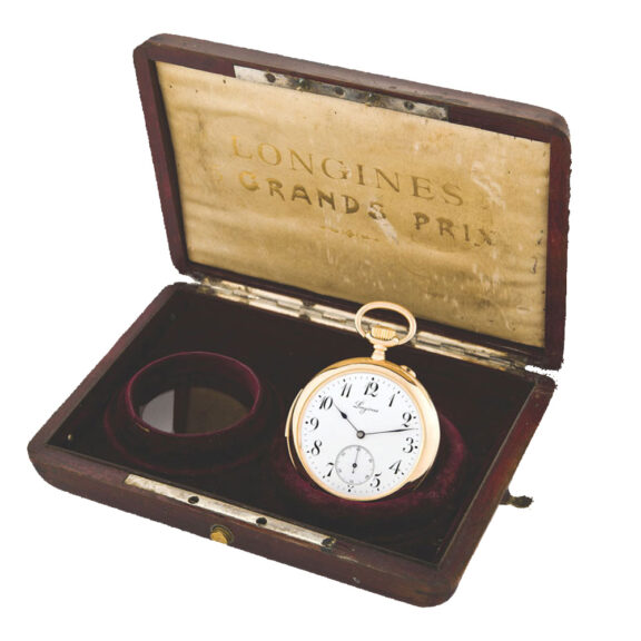 Fine large minute-repeating gold keyless Swiss pocket watch Circa 1910