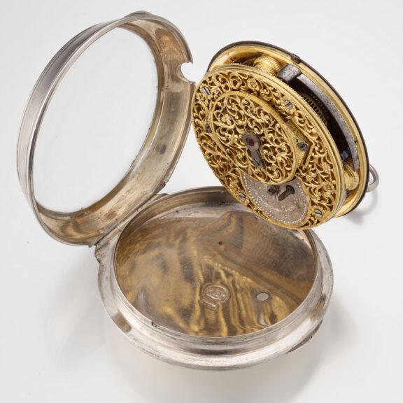 An Austrian extraordinary large verge pocket watch Circa 1800 An Austrian extraordinary large verge pocket watch Circa 1800