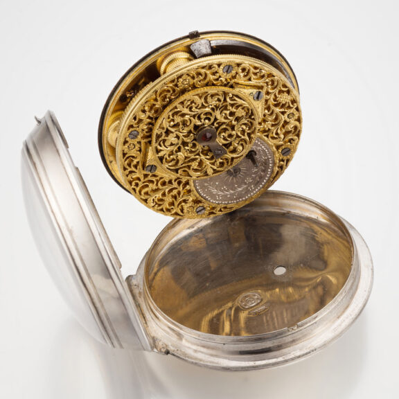 An Austrian extraordinary large verge pocket watch Circa 1800 An Austrian extraordinary large verge pocket watch Circa 1800